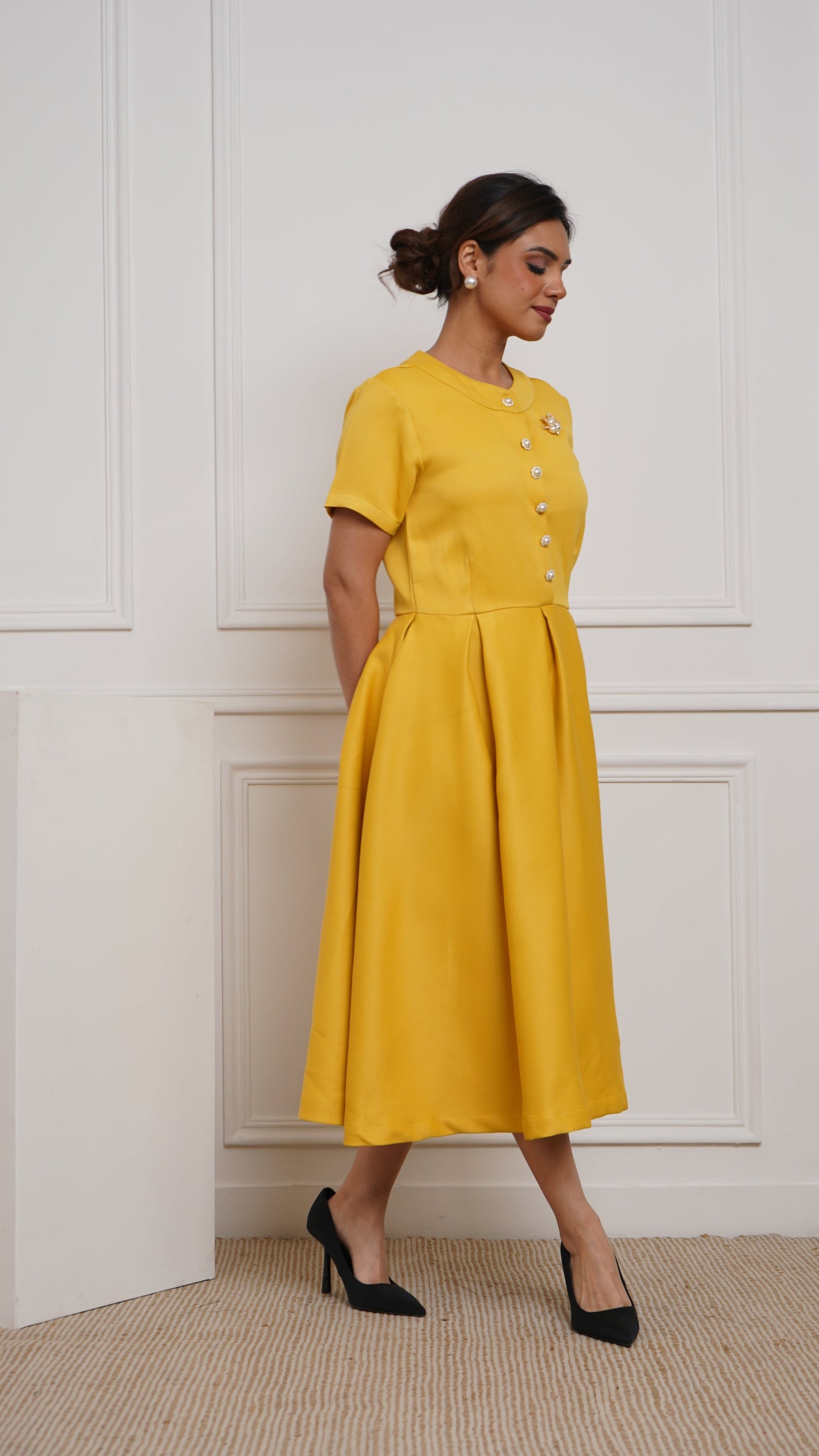 Golden Rod - Blackout House of Windsor Dress