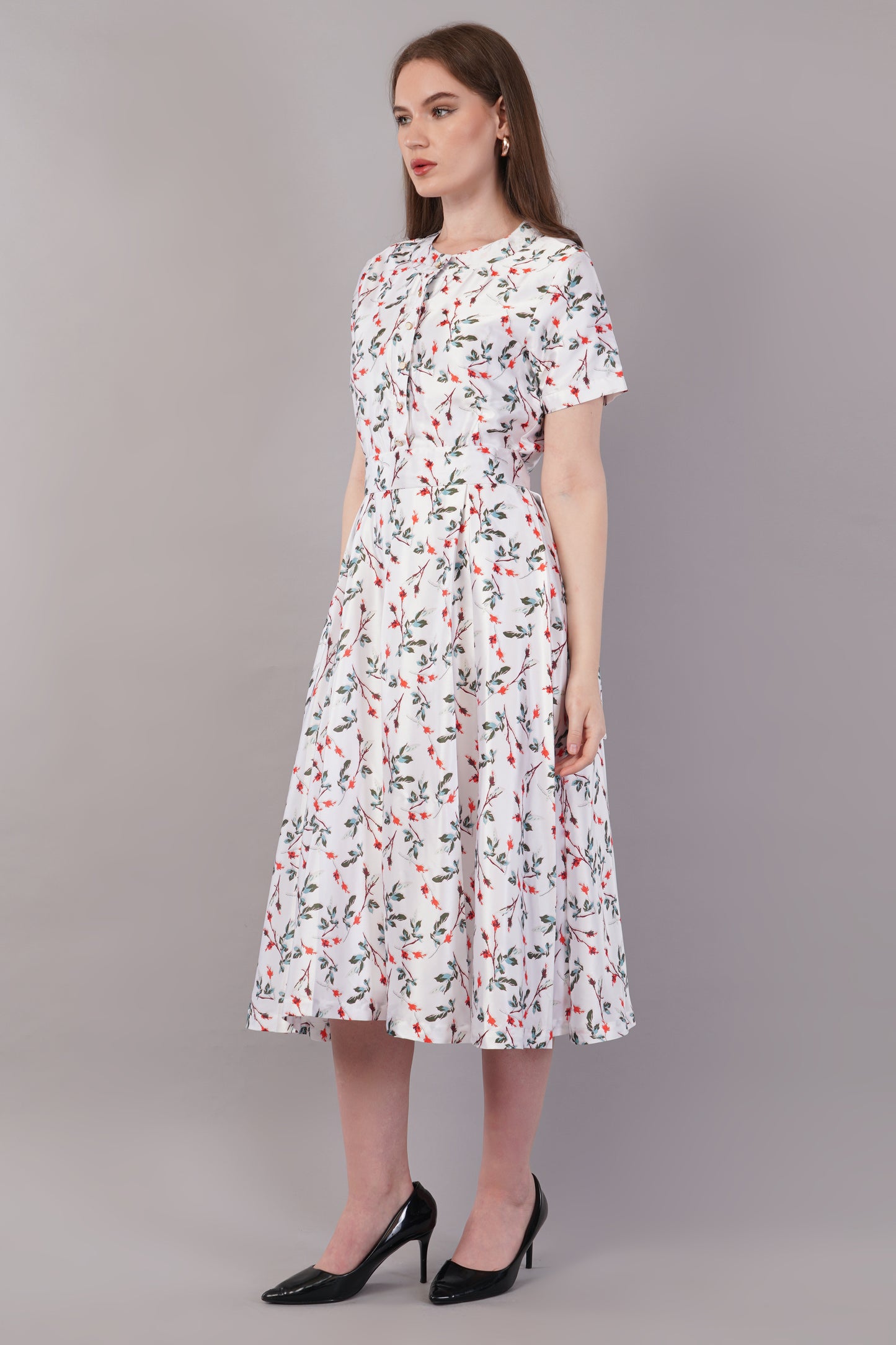 White Japan Satin - House of Windsor Dress