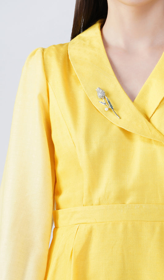 Sunray Yellow - Pashmina Diana Dress