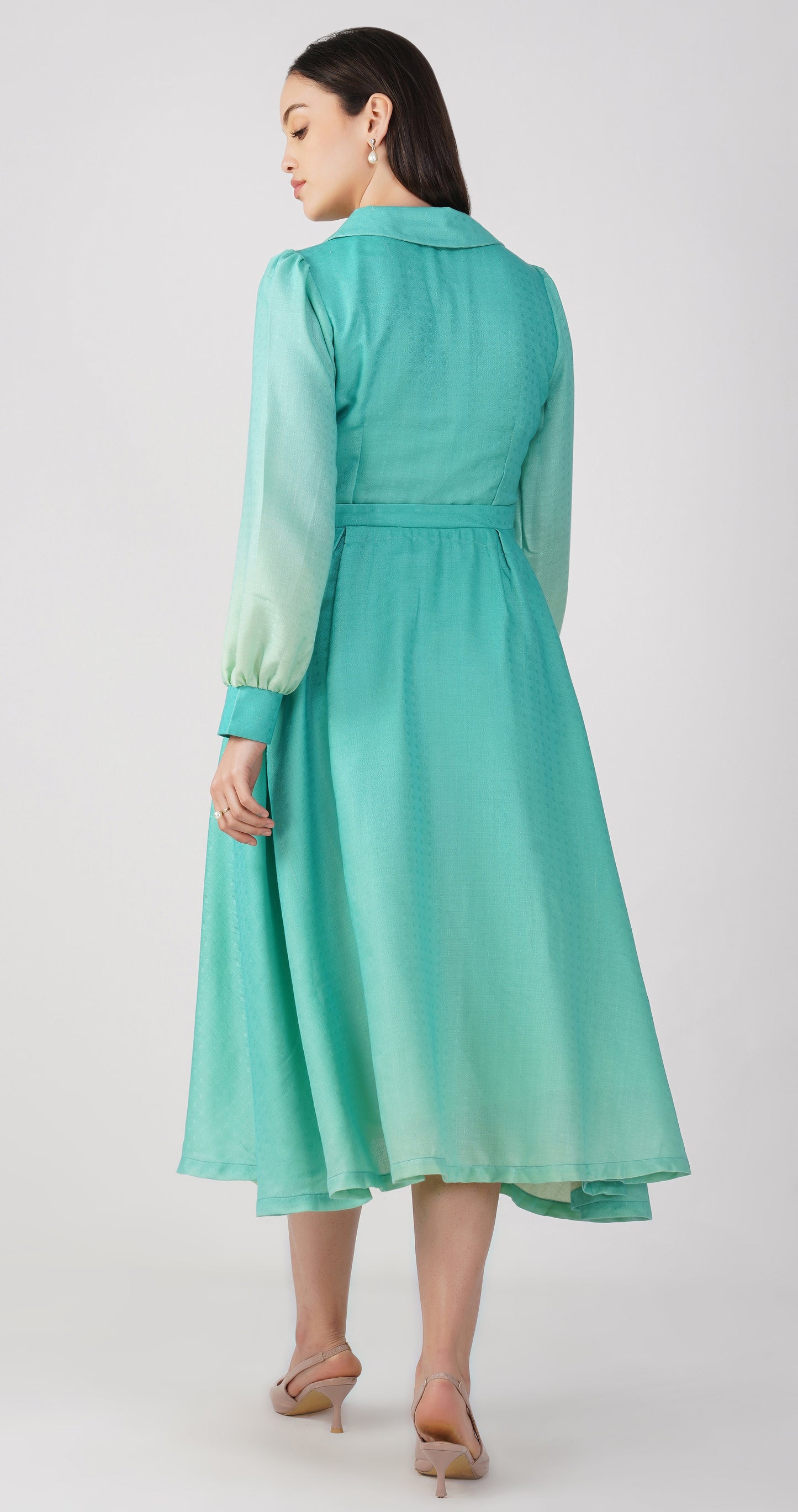 Sea Foam Green - Pashmina Diana Dress