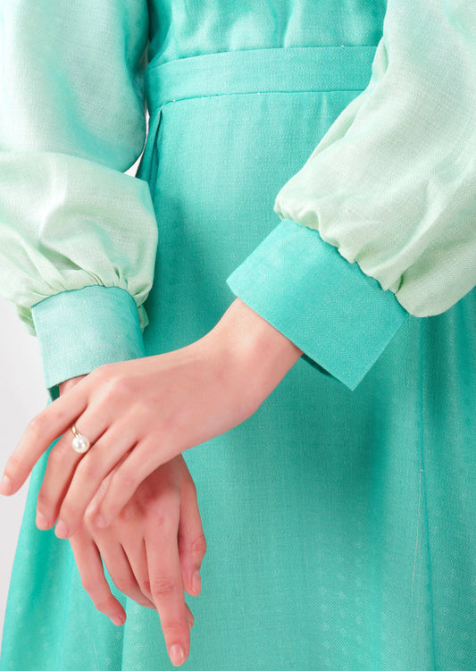 Sea Foam Green - Pashmina Diana Dress