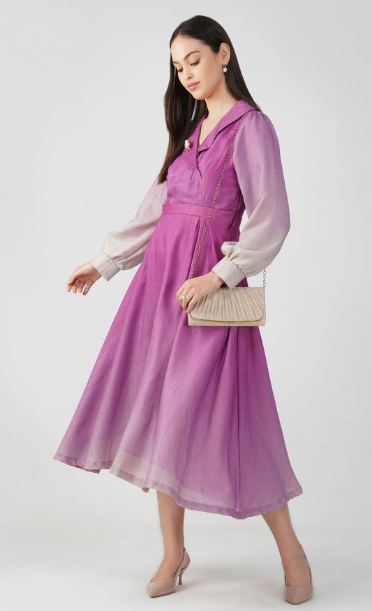 Purple – Pashmina Diana Dress