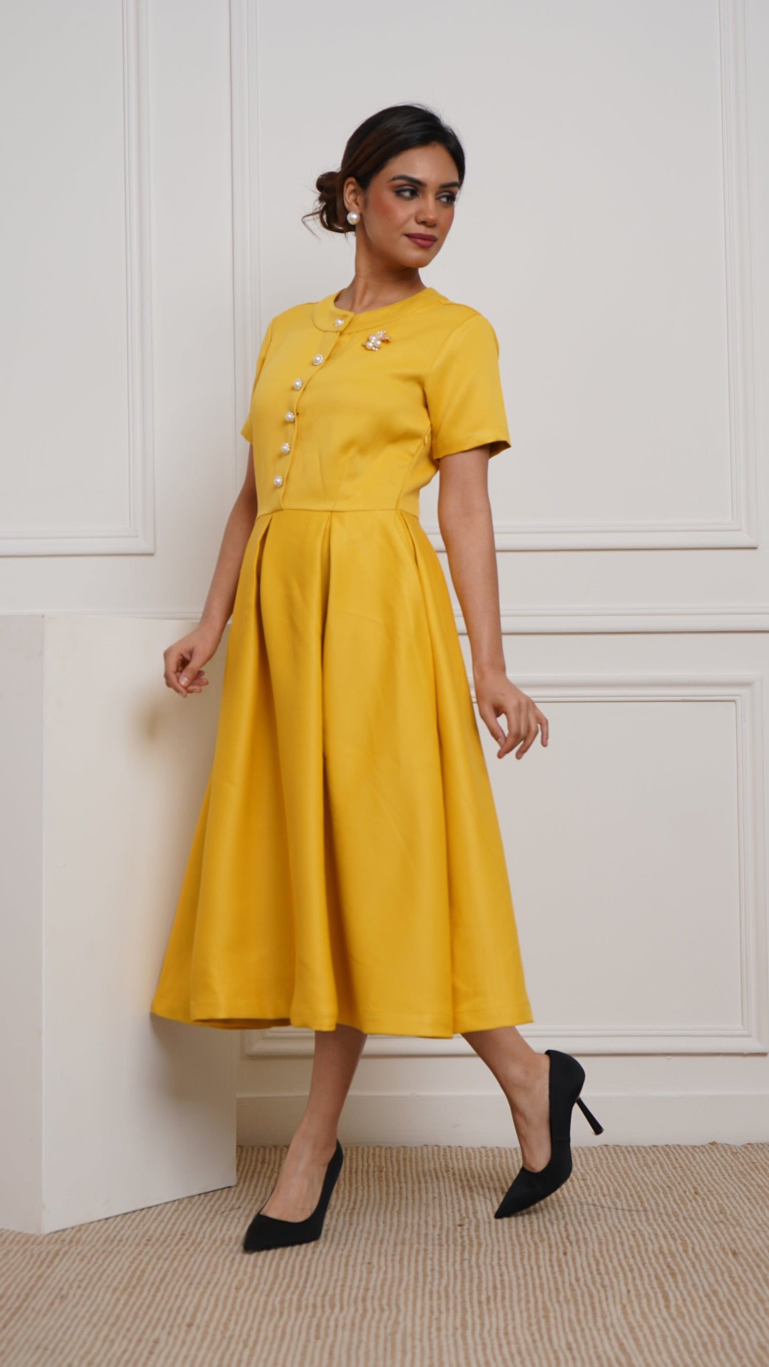 House of Windsor Pleated Dress