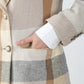 Brown Check Twill Wood Panjab Blazer