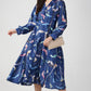 Midnight Blue - Japan Satin Diana Dress