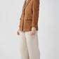 Brown - Suede & Tweed Chenab Blazer