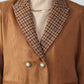 Brown - Suede & Tweed Chenab Blazer