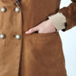 Brown - Suede & Tweed Chenab Blazer