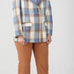 Blue Check Twill Wool Panjab Blazer