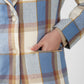 Blue Check Twill Wool Panjab Blazer