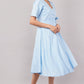 Sky Blue Glace Cotton - Jackie Wrap Dress – A Breath of Fresh Elegance