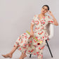 Light Green Garden Bloom - Jackie Wrap Dress – A Soft Ode to Timeless Femininity