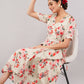 Light Green Garden Bloom - Jackie Wrap Dress – A Soft Ode to Timeless Femininity