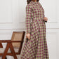 Pink & Green Check - Brushed Twill Box-Pleated Scotland Dress