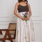 Off-White - Japan Satin Box-Pleated Marilyn Skirt