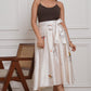 Off-White - Japan Satin Box-Pleated Marilyn Skirt