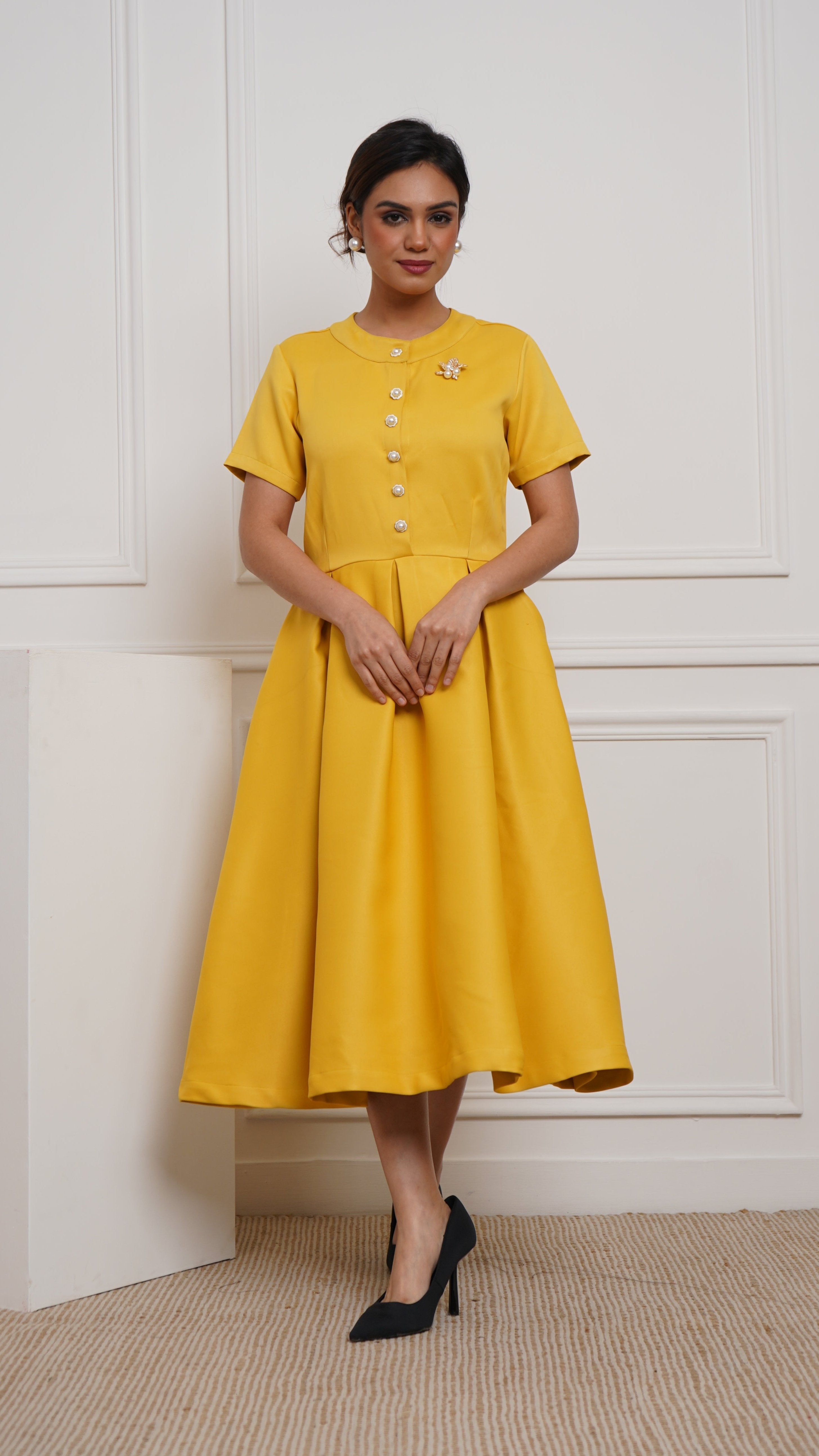 Golden Rod - Blackout House of Windsor Dress