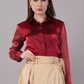 Crimson Tissue Pintuck Shirt