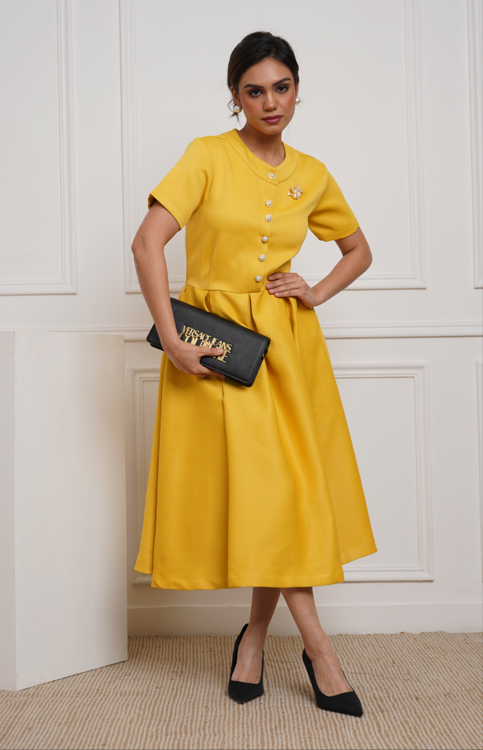 Golden Rod - Blackout House of Windsor Dress