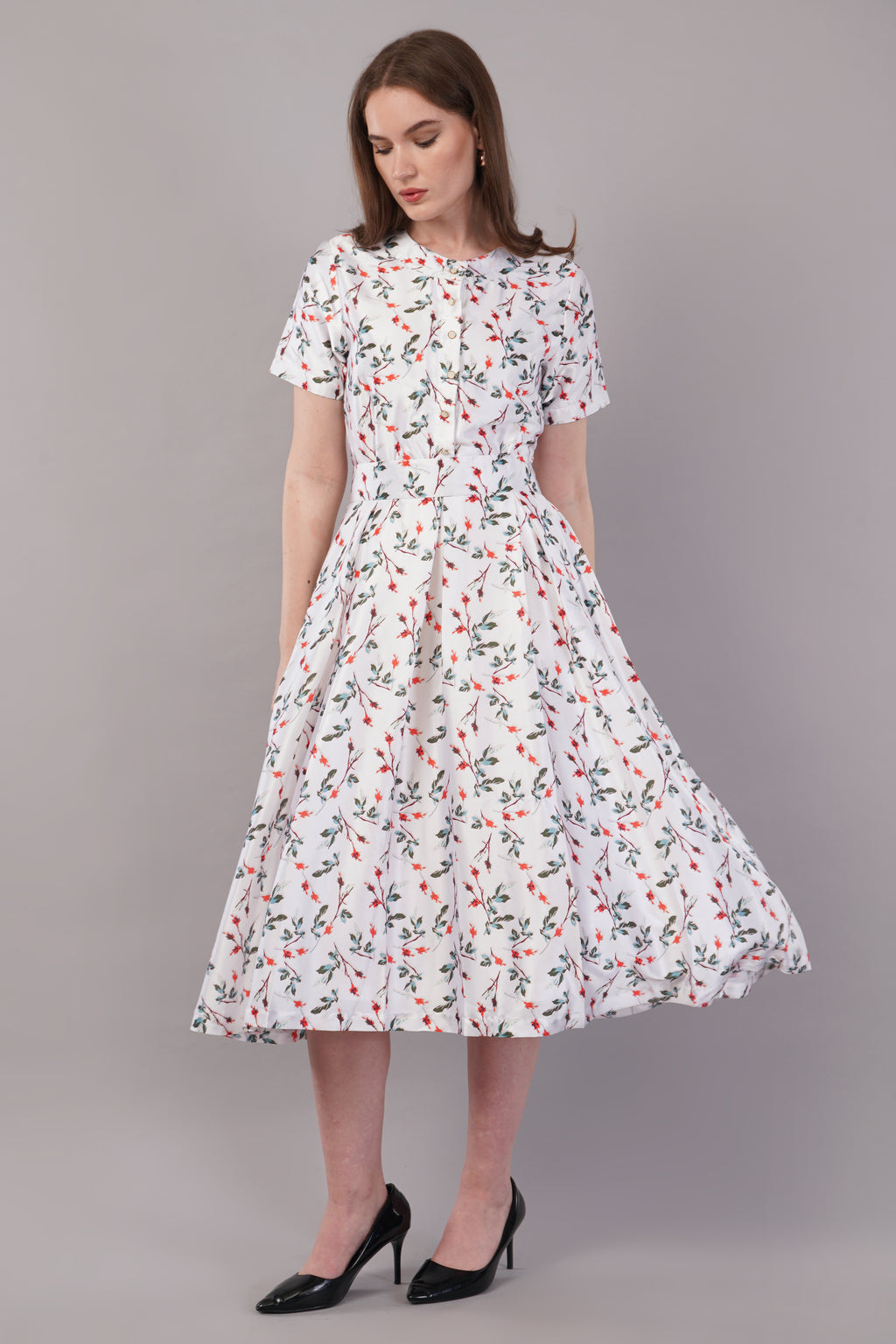 White Japan Satin - House of Windsor Dress