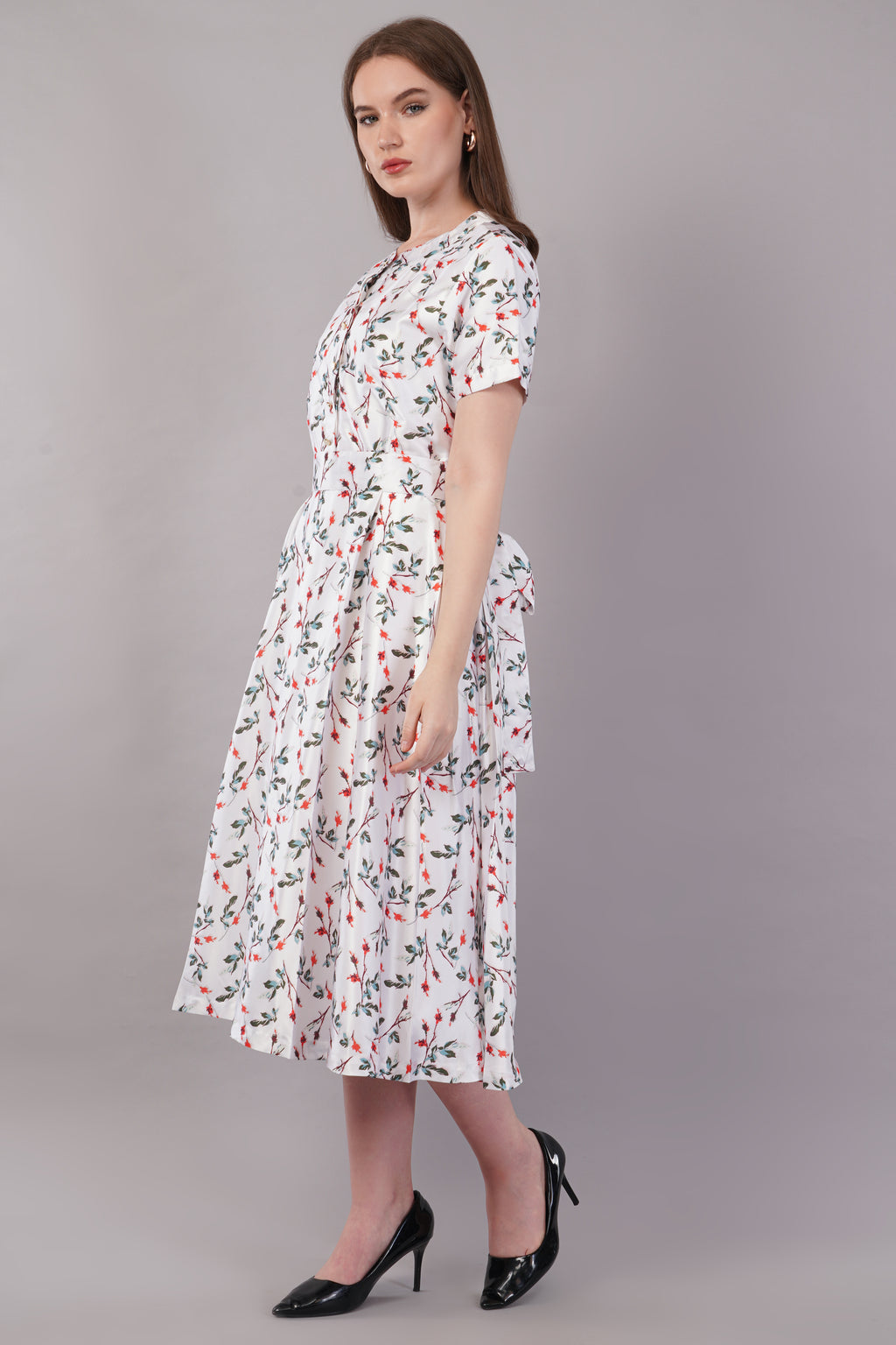 White Japan Satin - House of Windsor Dress