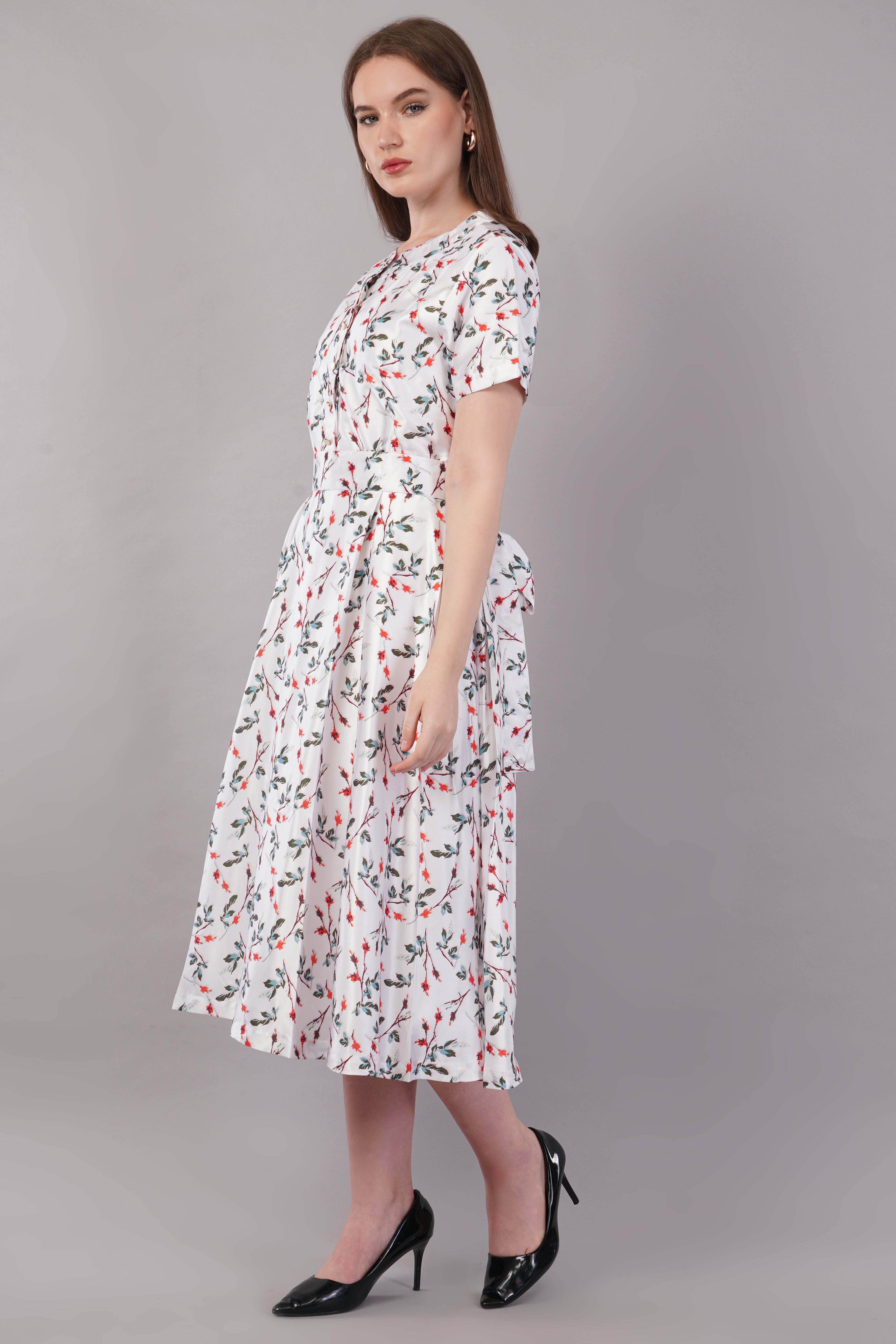 White Japan Satin - House of Windsor Dress