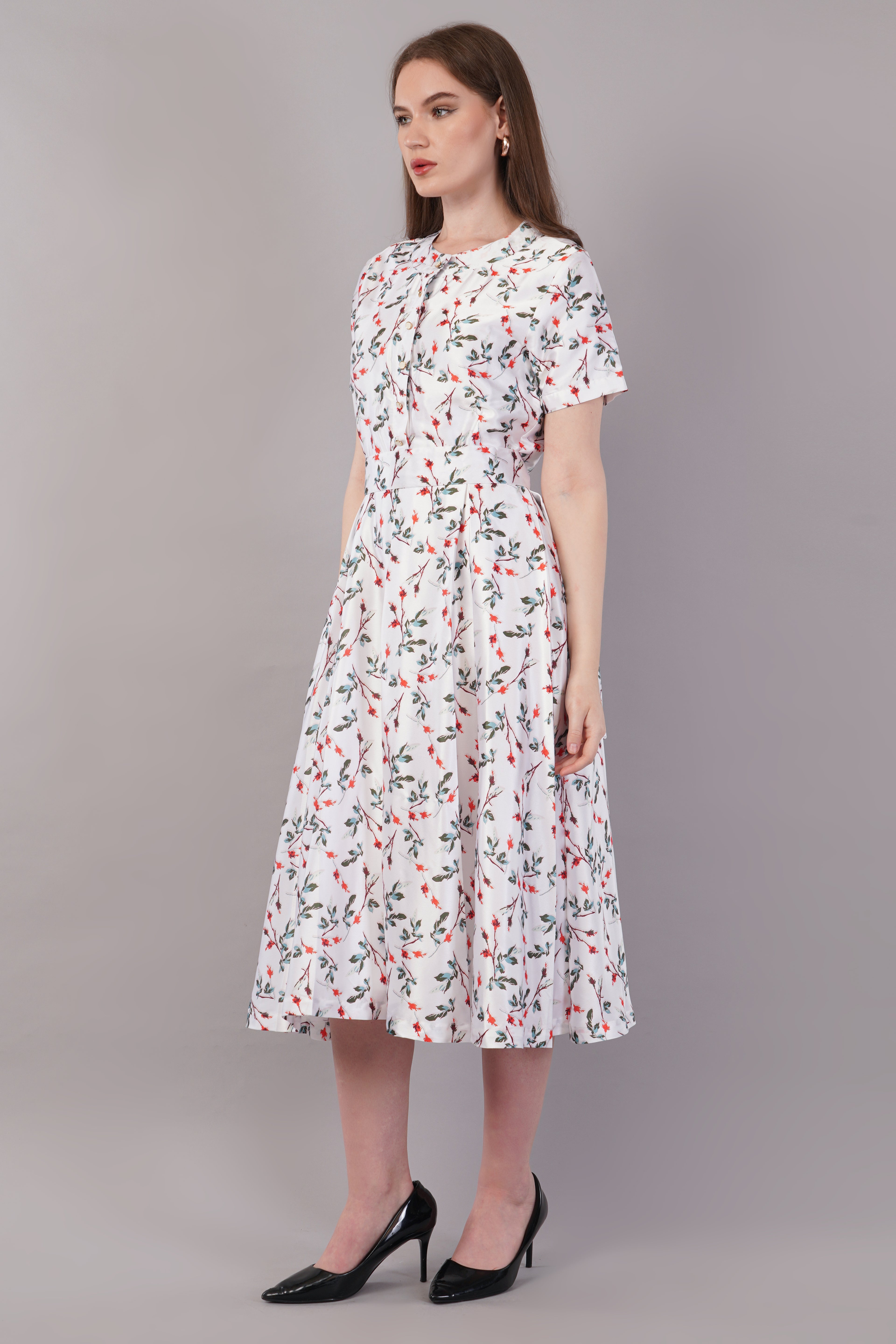 White Japan Satin - House of Windsor Dress