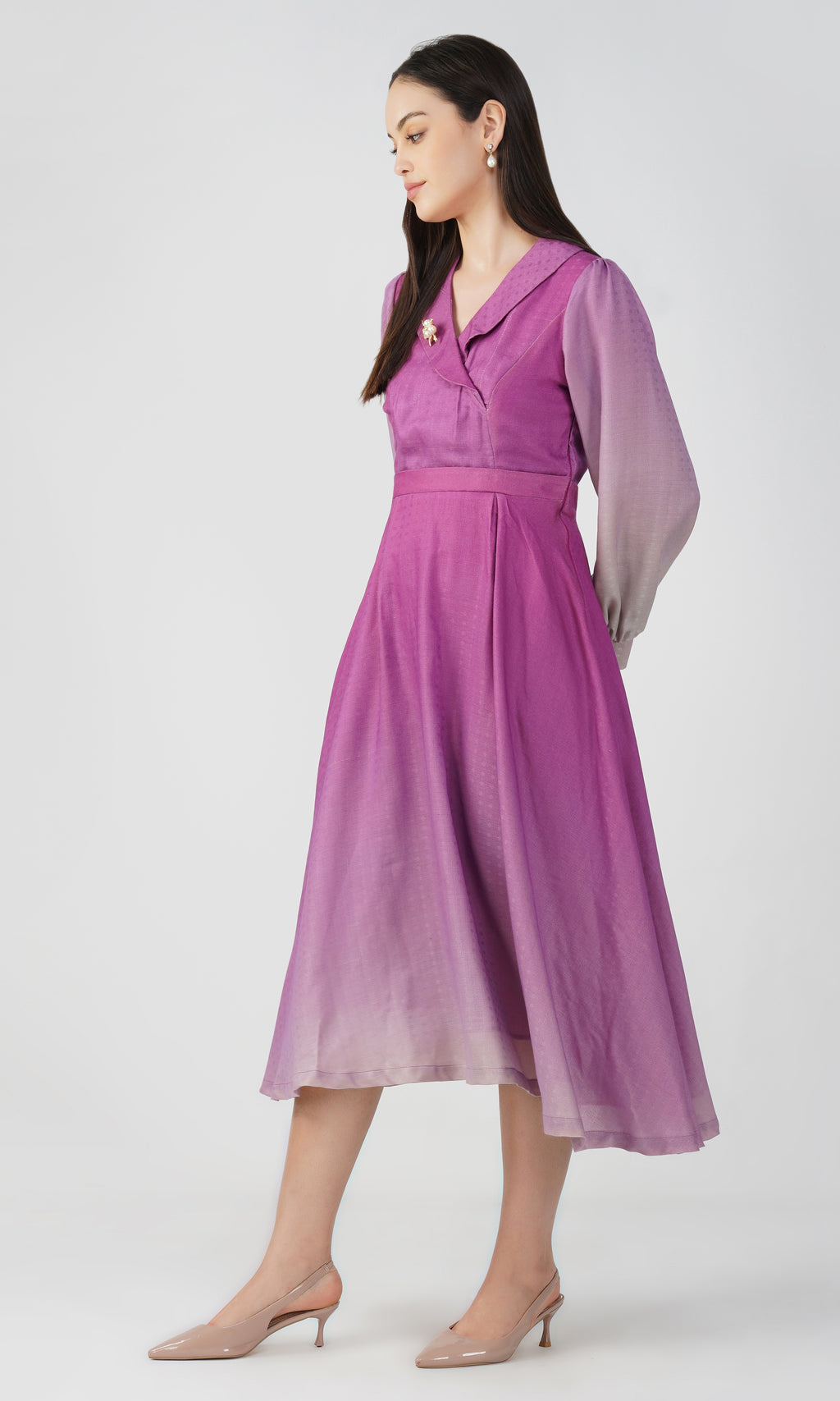Purple – Pashmina Diana Dress