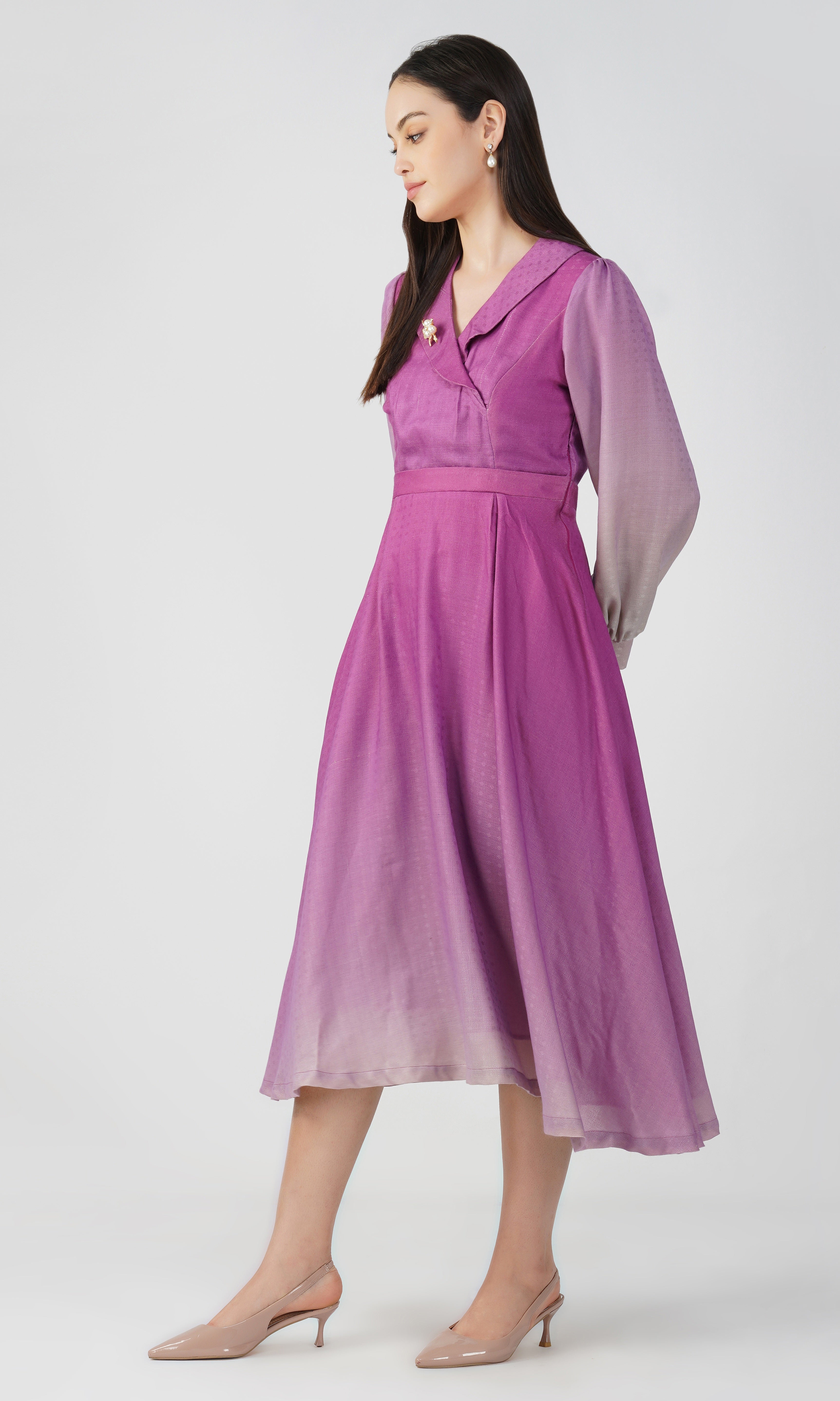 Purple – Pashmina Diana Dress