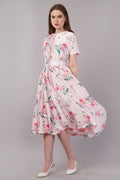 Pastel Pink Japan Satin - House of Windsor Dress