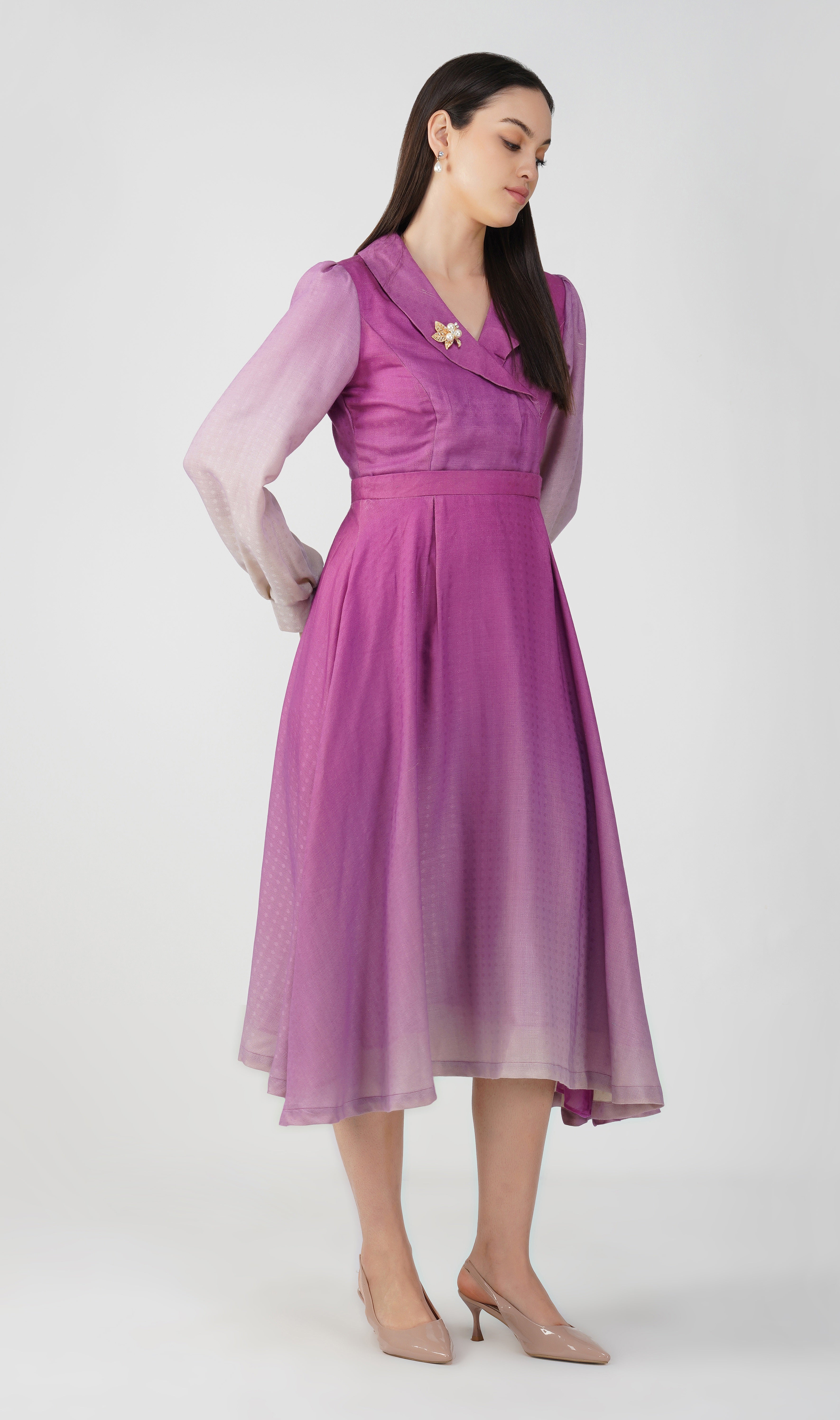 Purple – Pashmina Diana Dress