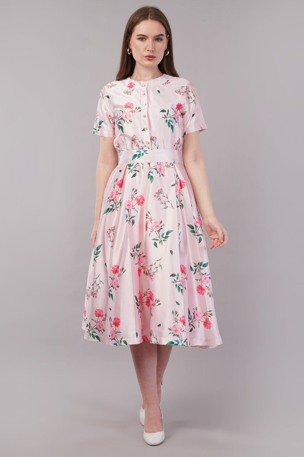 Pastel Pink Japan Satin - House of Windsor Dress