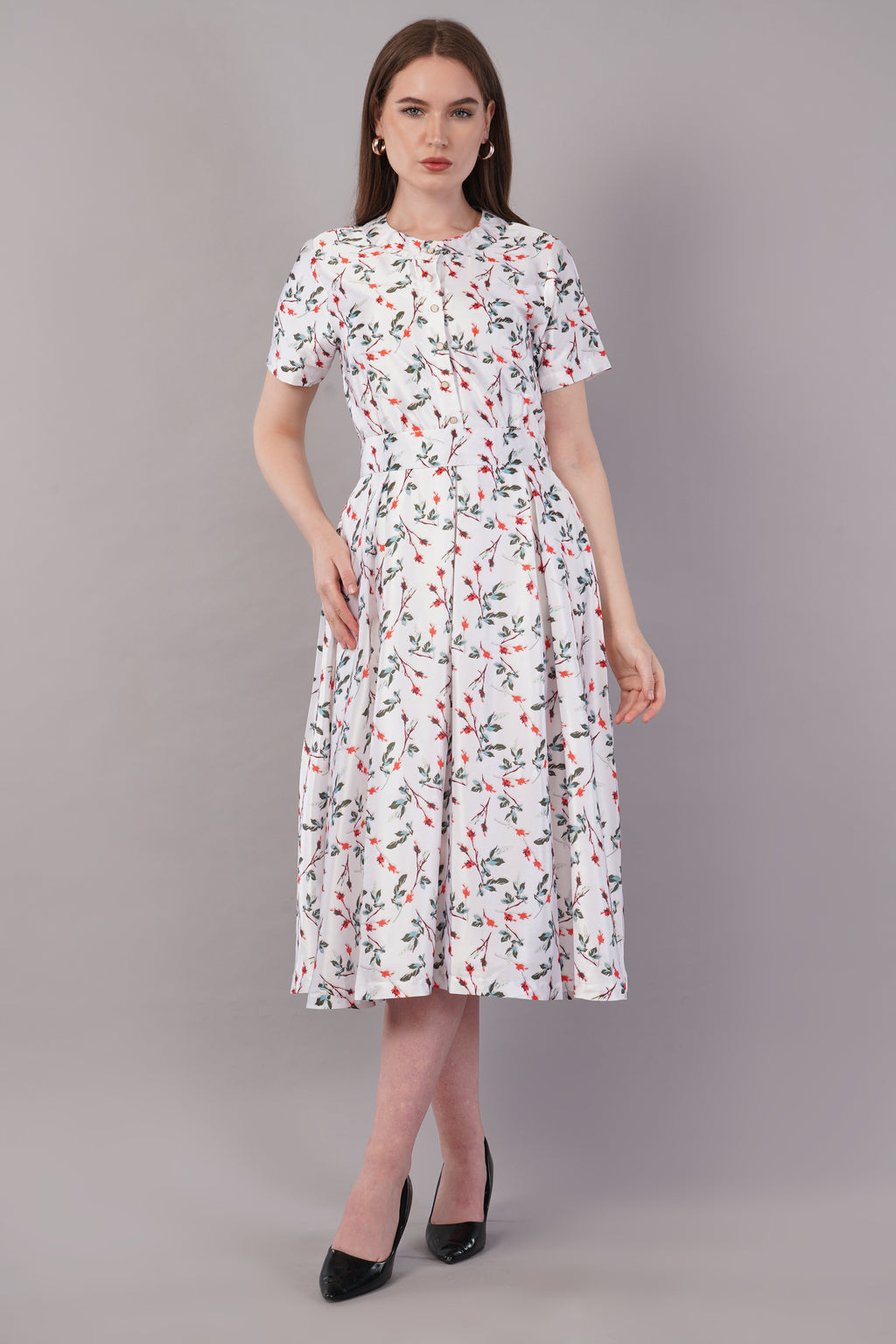 White Japan Satin - House of Windsor Dress