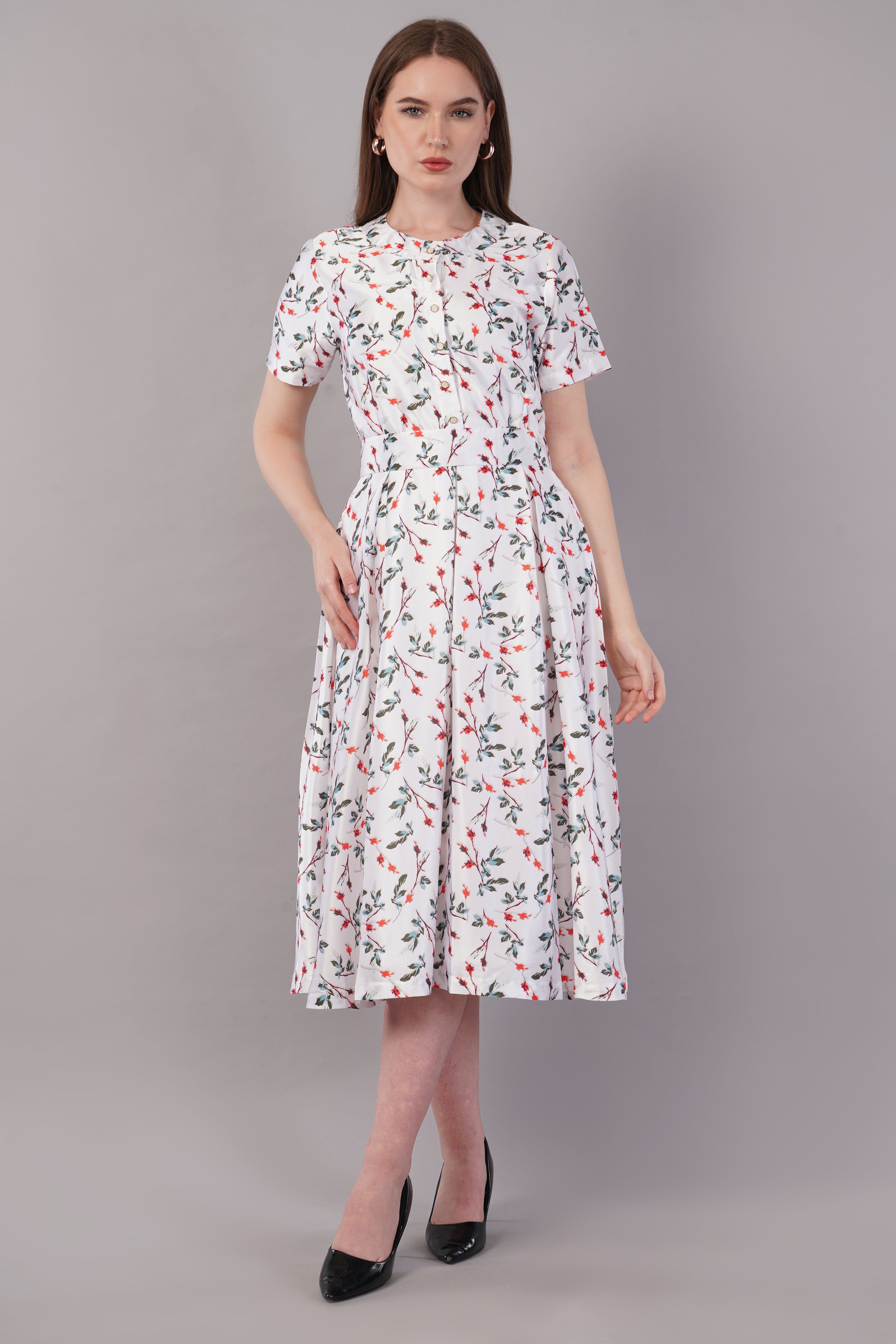 White Japan Satin - House of Windsor Dress