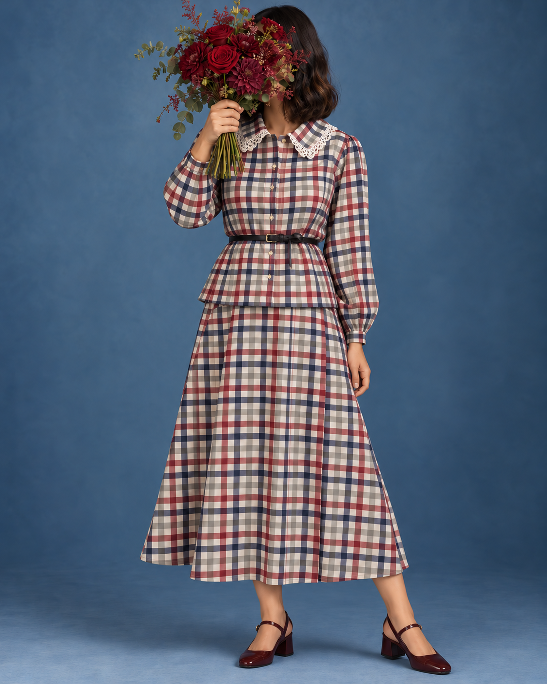 Poplin A-Line Wrap - Derby Skirt