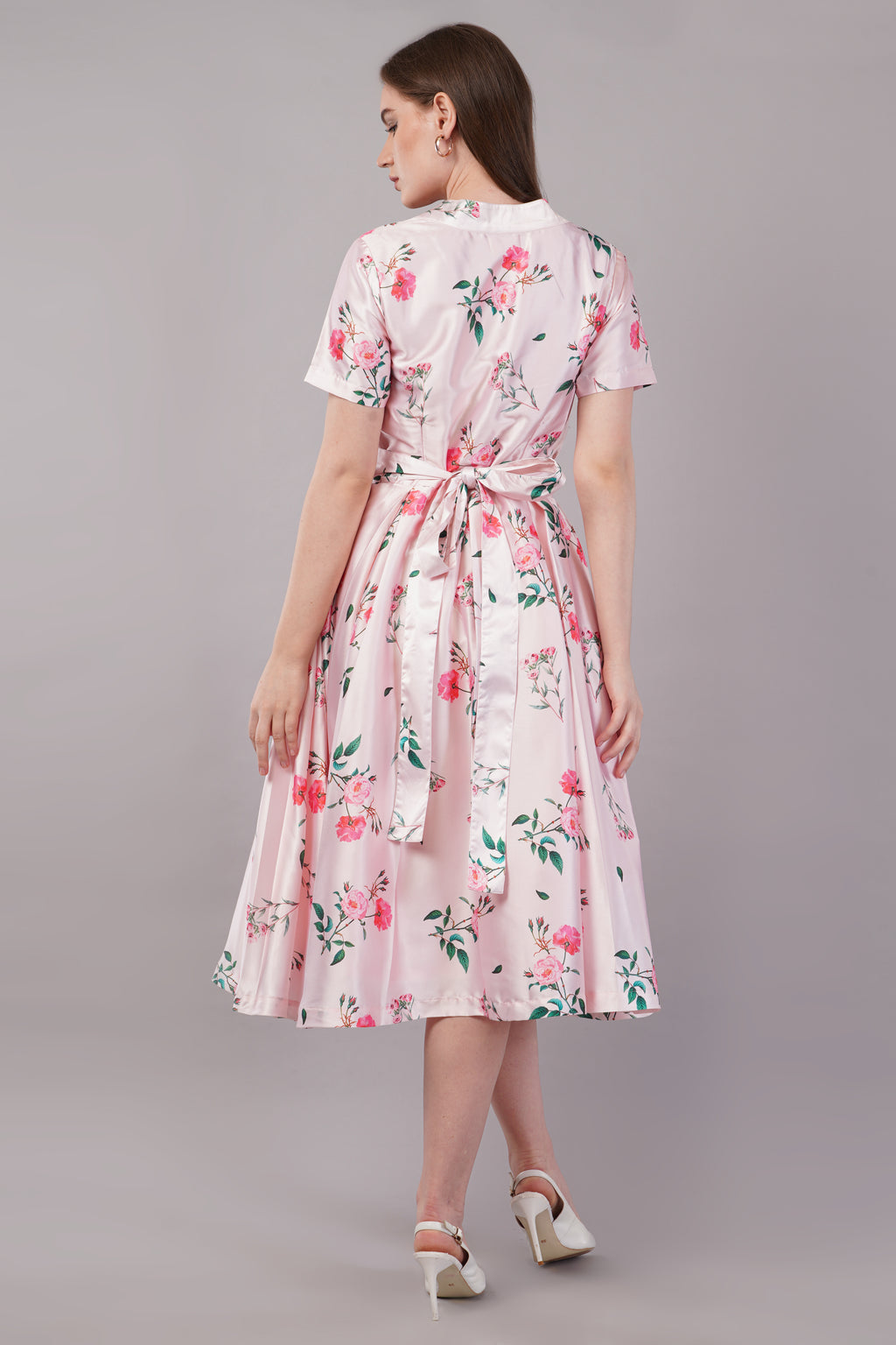 Pastel Pink Japan Satin - House of Windsor Dress